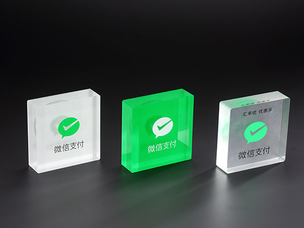 亞克力微信支付展示臺(tái)